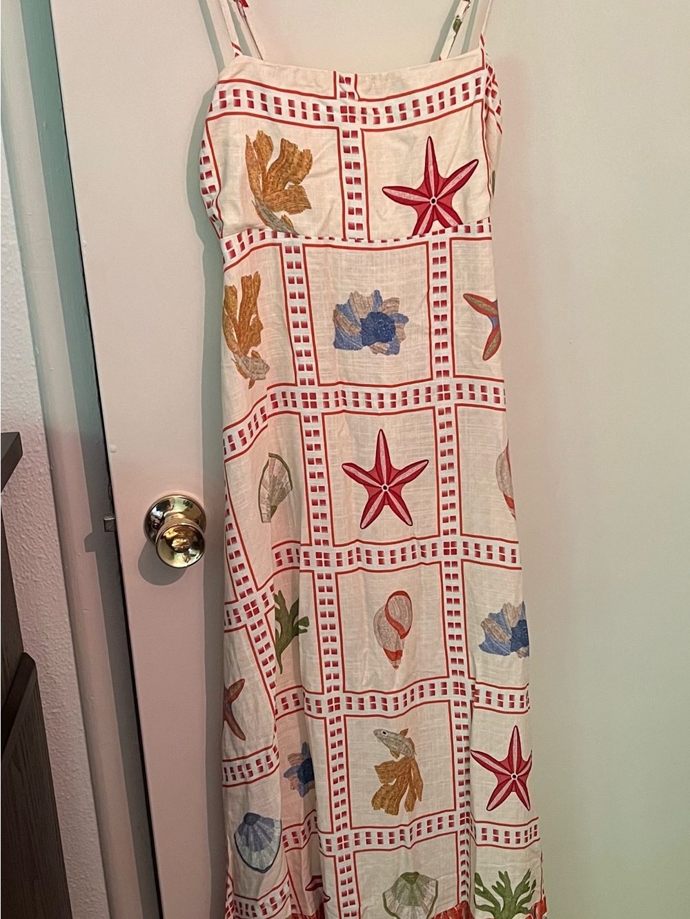 Women’s Nautical/Beach Linen Blend Dress - NWT